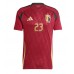 Maglie da calcio Belgio Arthur Vermeeren #23 Prima Maglia Europei 2024 Manica Corta